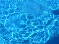 Light blue swiming pool water. Summer fun and party. Royalty Free Stock Photo