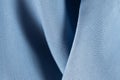 Light Blue Synthetic Fabric with Polyester Elastane Texture. Royalty Free Stock Photo