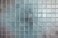 Light blue tiles wall texture Royalty Free Stock Photo