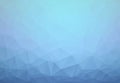 Light BLUE vector abstract textured polygonal background. Blurry triangle design. Pattern can be used for background Royalty Free Stock Photo