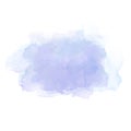Light blue watercolor stains. Elegant element for abstract artistic background.