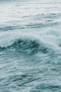 A light blue wave in the sea Royalty Free Stock Photo