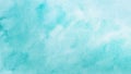 Light blue white abstract background. Beautiful turquoise watercolor. Artistic background with copy space for design. Royalty Free Stock Photo