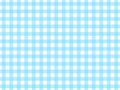 Light blue and white gingham check background illustration Royalty Free Stock Photo