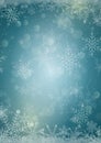 Light blue winter holiday paper background