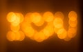 The bokeh light abstract background