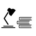 Light books . vector Simple modern icon design illustration