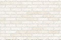 Light brown brick wall abstract background. Texture of bricks. Vector illustration. Template design for web banners Royalty Free Stock Photo