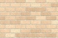 Light brown brick wall abstract background. Texture of bricks. Vector illustration. Template design for web banners Royalty Free Stock Photo