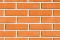 Light brown brick wall texture background, close-up Royalty Free Stock Photo