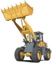 Light-brown front end loader