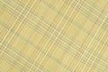 Light brown guncheck pattern on fabric. Royalty Free Stock Photo