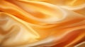 Light brown orange gold yellow silk satin. Color gradient. Golden luxury elegant abstract background created with Generative AI Royalty Free Stock Photo