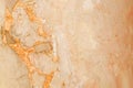 Light brown wall with orange streaks. Stone surface texture background. Jerusalem, Israel. Fragment, details