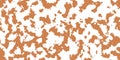 Light brown and white cowhide as a seamless pattern Royalty Free Stock Photo