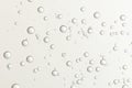Light bubbles over a beige background Royalty Free Stock Photo