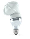 Light bulb with chef& x27;s hat Royalty Free Stock Photo