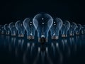 Light bulb concept Royalty Free Stock Photo