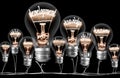 Light Bulbs with Development Concept Royalty Free Stock Photo