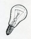 Light bulb drawing