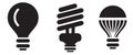 Light Bulb Efficiency stock illustration