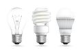 Light Bulb evolution design Royalty Free Stock Photo