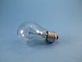 Light bulb glow-lamp studio isolated Royalty Free Stock Photo