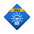 Light bulb icon button
