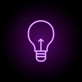 light bulb icon. Web icons universal set for web and mobile Royalty Free Stock Photo