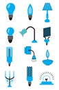Light Bulb Icons Set