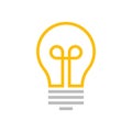 Light Bulb idea Vector Illustration Creative planning