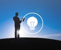 Light Bulb Ideas Inspiration Vision Innovation Power Concept Royalty Free Stock Photo