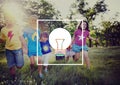 Light Bulb Ideas Inspiration VIsion Innovation Power Concept Royalty Free Stock Photo