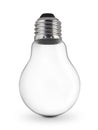 Light bulb, isolated, Realistic photo image Royalty Free Stock Photo