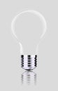 Light bulb, isolated, Realistic photo image Royalty Free Stock Photo