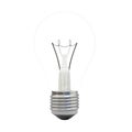 Light bulb isolated on white background background