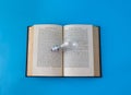 light bulb on old books , Idea of learning, Education concept Royalty Free Stock Photo