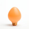 Whimsical Orange Light Bulb: Playful And Luminescent Lamp Design
