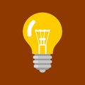 Light Bulb Shape as Inspiration Concept. Vector