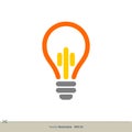 Light Bulb Vector Logo Template Illustration Design. Vector EPS 10 Royalty Free Stock Photo