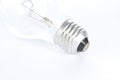 Light bulb on white Royalty Free Stock Photo