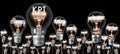 Light Bulbs with KPI, Performance Concept