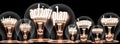 Light Bulbs with Action Plan Concept Royalty Free Stock Photo