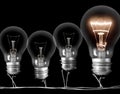 Light Bulbs Concept Royalty Free Stock Photo