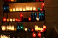 Light of candels in the church Royalty Free Stock Photo