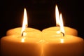 Light of Candles Royalty Free Stock Photo