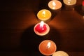 Light of candles Royalty Free Stock Photo