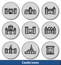 Light castle icons