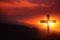 The Light of Christ Crucifix Royalty Free Stock Photo