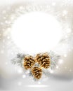 Light Christmas background Royalty Free Stock Photo